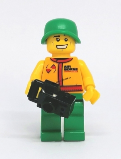 LH2177 HRANÁ LEGO MINIFIGURKA MUŽ S FOTOAPARÁTEM