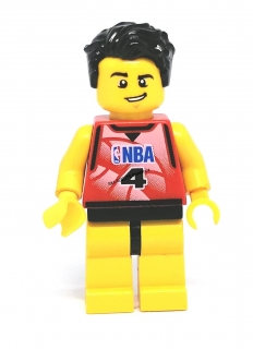 LH2293 LEGO HRANÁ MINIFIGURKA MUŽ SPORTOVEC BASKETBALISTA
