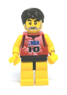 LH2294 LEGO HRANÁ MINIFIGURKA MUŽ SPORTOVEC BASKETBALISTA