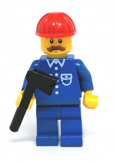 LH2299 LEGO HRANÁ MINIFIGURKA MUŽ SE SEKEROU