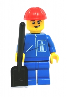 LH2302 LEGO HRANÁ MINIFIGURKA MUŽ S LOPATOU