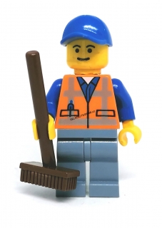 LH2303 LEGO HRANÁ MINIFIGURKA MUŽ S KOŠTĚTEM