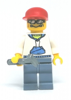 LH2328 LEGO HRANÁ MINIFIGURKA MUŽ OPRAVÁŘ